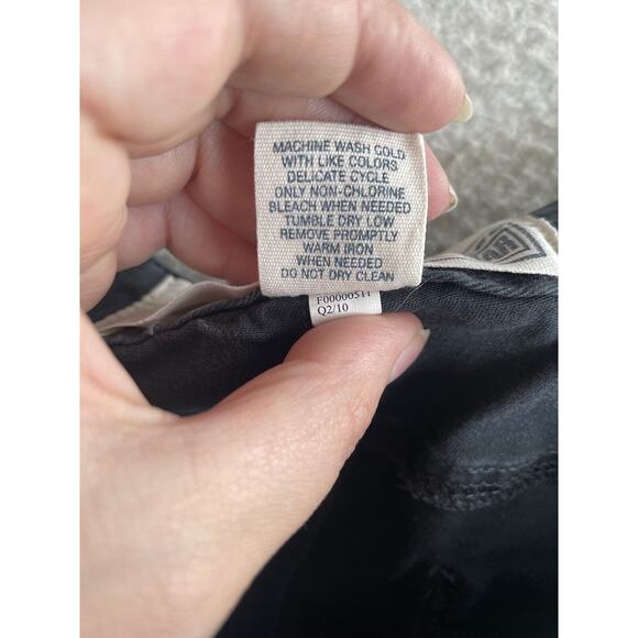 Converse Jeans Womens sz 6 One Star Stretch Skinny Black Low rise Skater - Picture 14 of 14